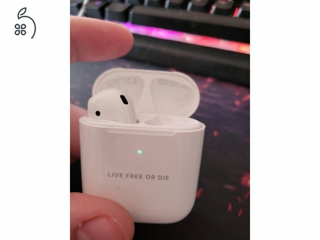 UTOLSÓ ÁR! AirPods 2 Vezetéknélküli töltőtok+baloldal