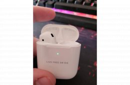 UTOLSÓ ÁR! AirPods 2 Vezetéknélküli töltőtok+baloldal