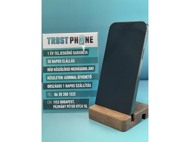 !! 1 ÉV GARANCIA !! iPhone 13 Pro Max Alpine Green 256 GB – TRT463 – 100% AKKU