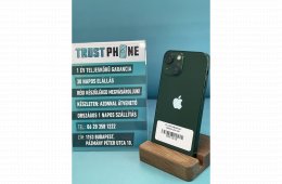 !! 1 ÉV GARANCIA !! iPhone 13 Mini Midnight Green 256 GB – TRT1215 – 100% AKKU