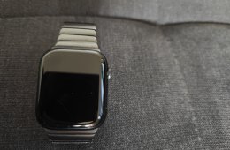 Apple Watch S7, 45MM Midnight, Karc a kijelzon