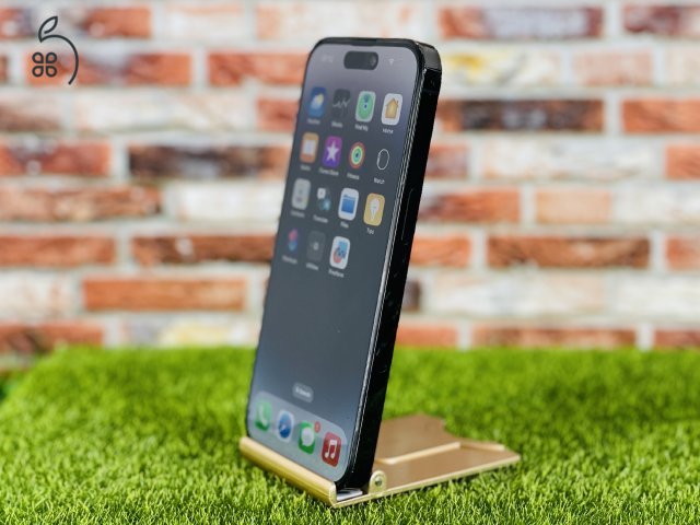 Apple iPhone 14 Pro 128 GB Space Black szép állapotú - 24 HÓ GARANCIA - 1261