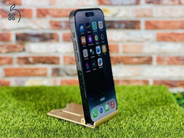 Apple iPhone 14 Pro 128 GB Space Black szép állapotú - 24 HÓ GARANCIA - 1261