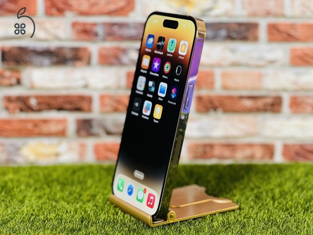 Apple iPhone 14 Pro 128 GB Gold szép állapotú - 24 HÓ GARANCIA - 4430