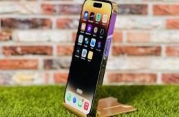 Apple iPhone 14 Pro 128 GB Gold szép állapotú - 24 HÓ GARANCIA - 4430