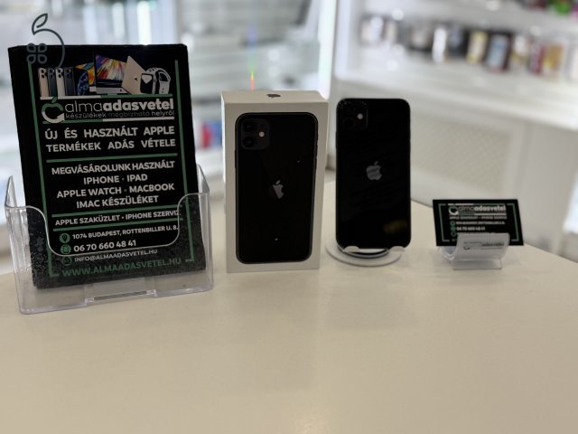 iPhone 11 64GB Független Megkímélt/1-3 hónap gar./Akku 100%/p4025