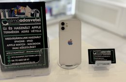 iPhone 12 64GB Fehér Yettel/1-3 hónap gar./Akku 100%/p4026