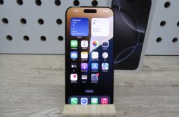 Apple iPhone 16 Pro Max - Black Titanium - Használt, karcmentes