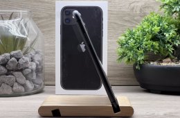 iPhone 11 Black 128GB 2 ÉV Garanciával Számlával Aksi 100%