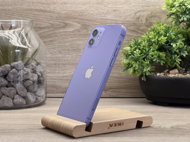 iPhone 12 Purple 64GB 2 ÉV Garanciával Számlával Aksi 92%