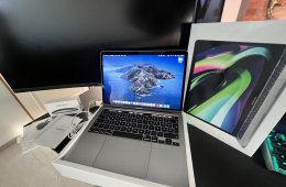 Eladó MacBook Pro (13-inch, M1, 2020, Space Grey, Touch Bar) + Magic Mouse 3