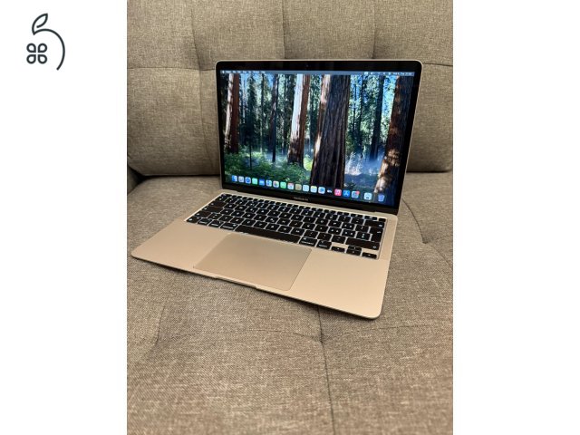 Apple MacBook Air M1 Silver (8GB RAM, 256GB SSD, 100% akku, 2023 gyártás)