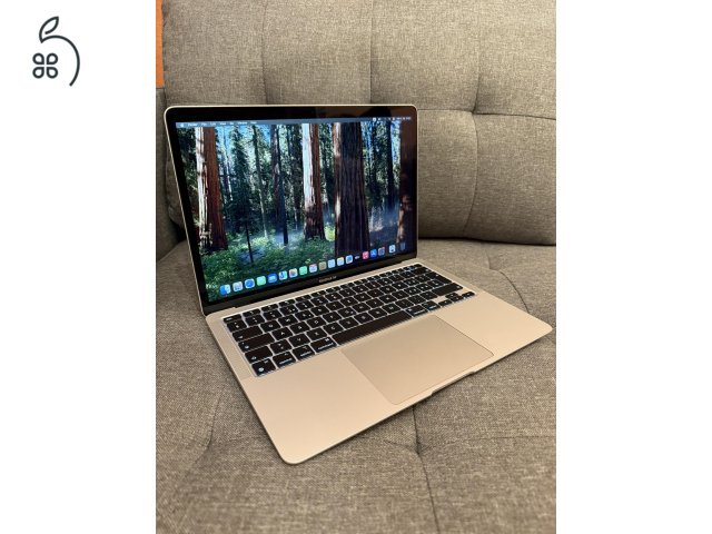 Apple MacBook Air M1 Silver (8GB RAM, 256GB SSD, 100% akku, 2023 gyártás)