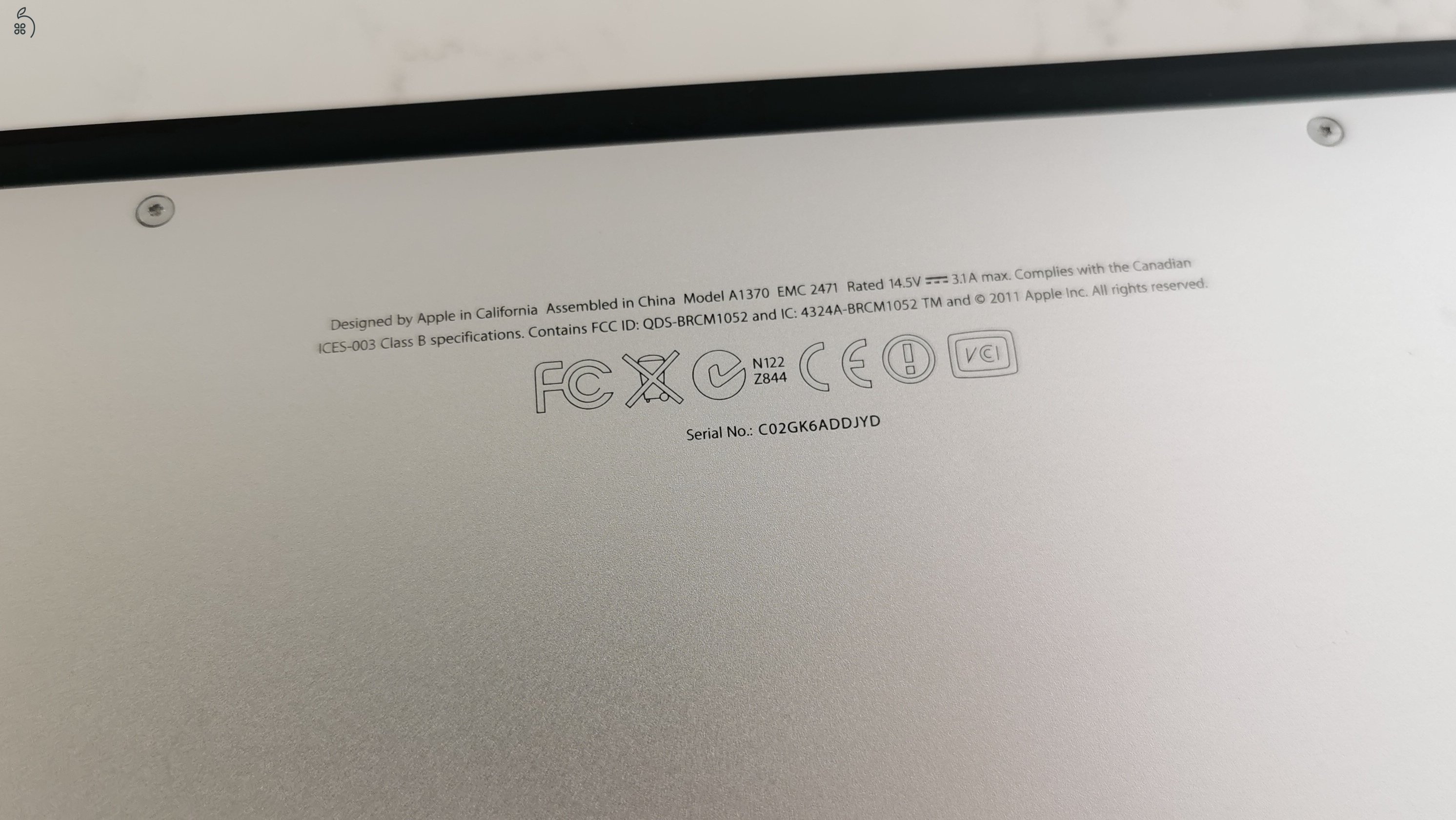 MacBook Air 11 vadonatúj akkumulátorral