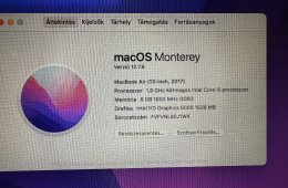 Macbook Air 2017, nagyon szép, új akksival!