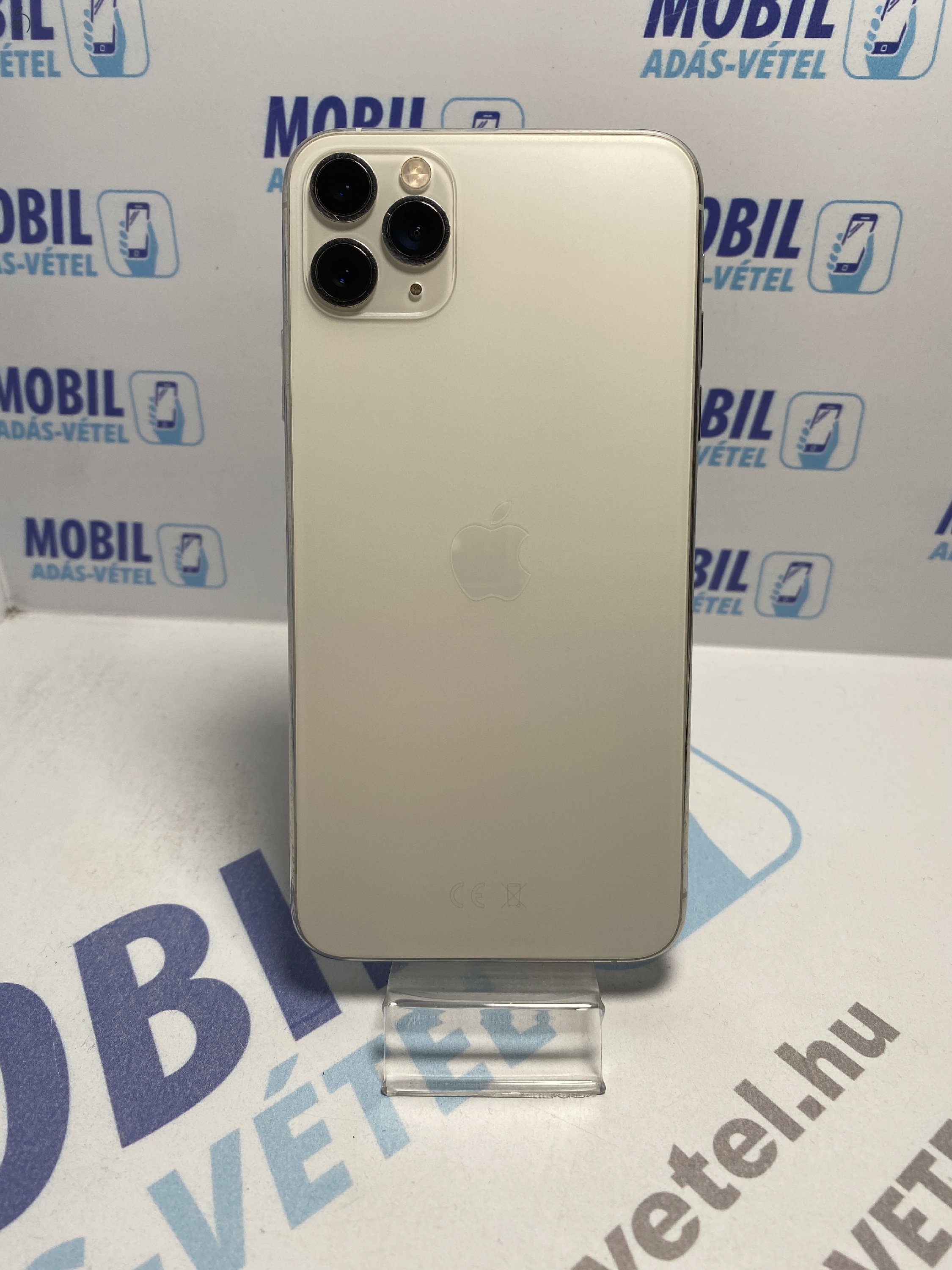  Apple iPhone 11 Pro Max 512 GB Silver - akku 100% - 12 hó garancia 