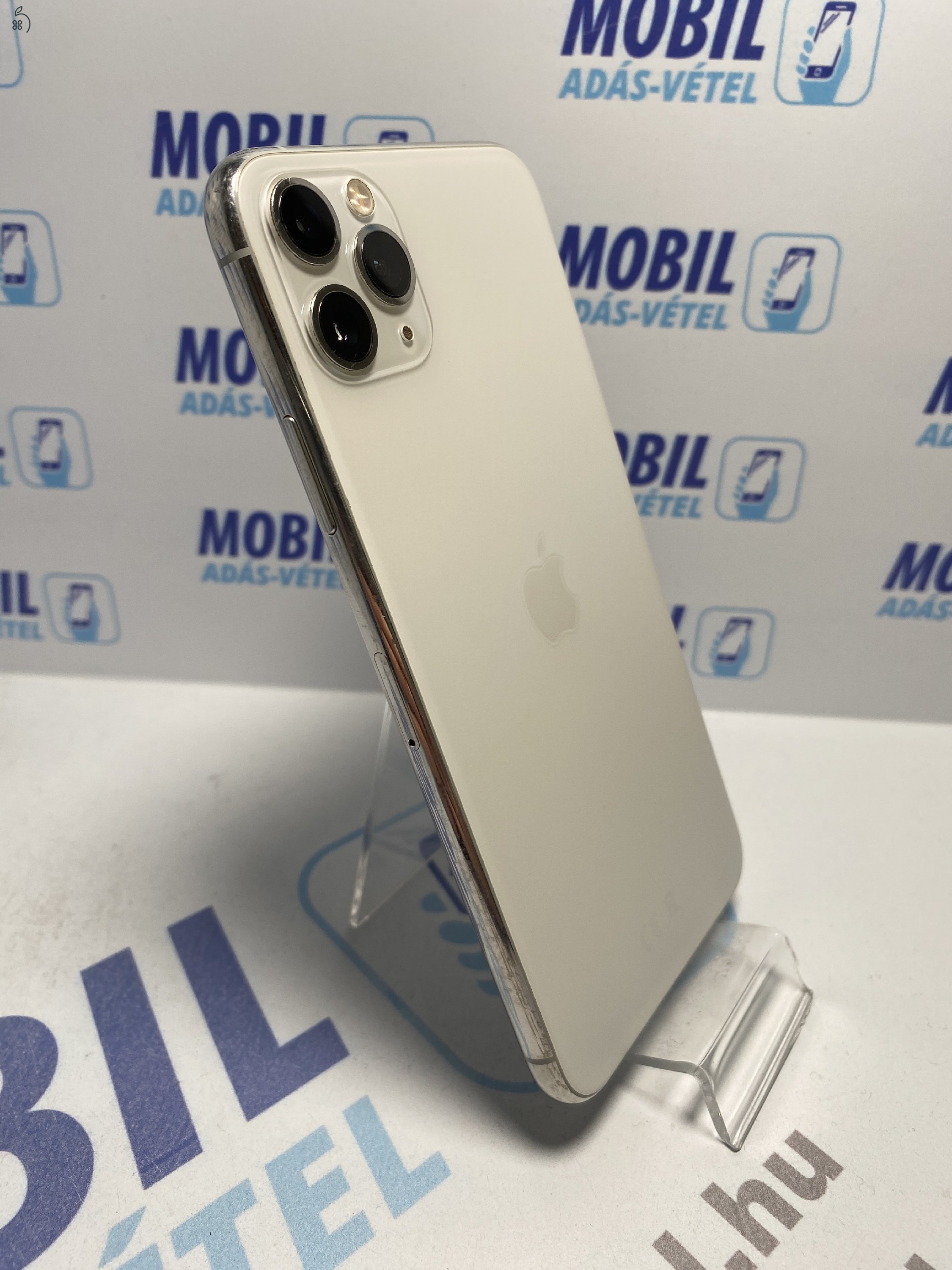  Apple iPhone 11 Pro Max 512 GB Silver - akku 100% - 12 hó garancia 