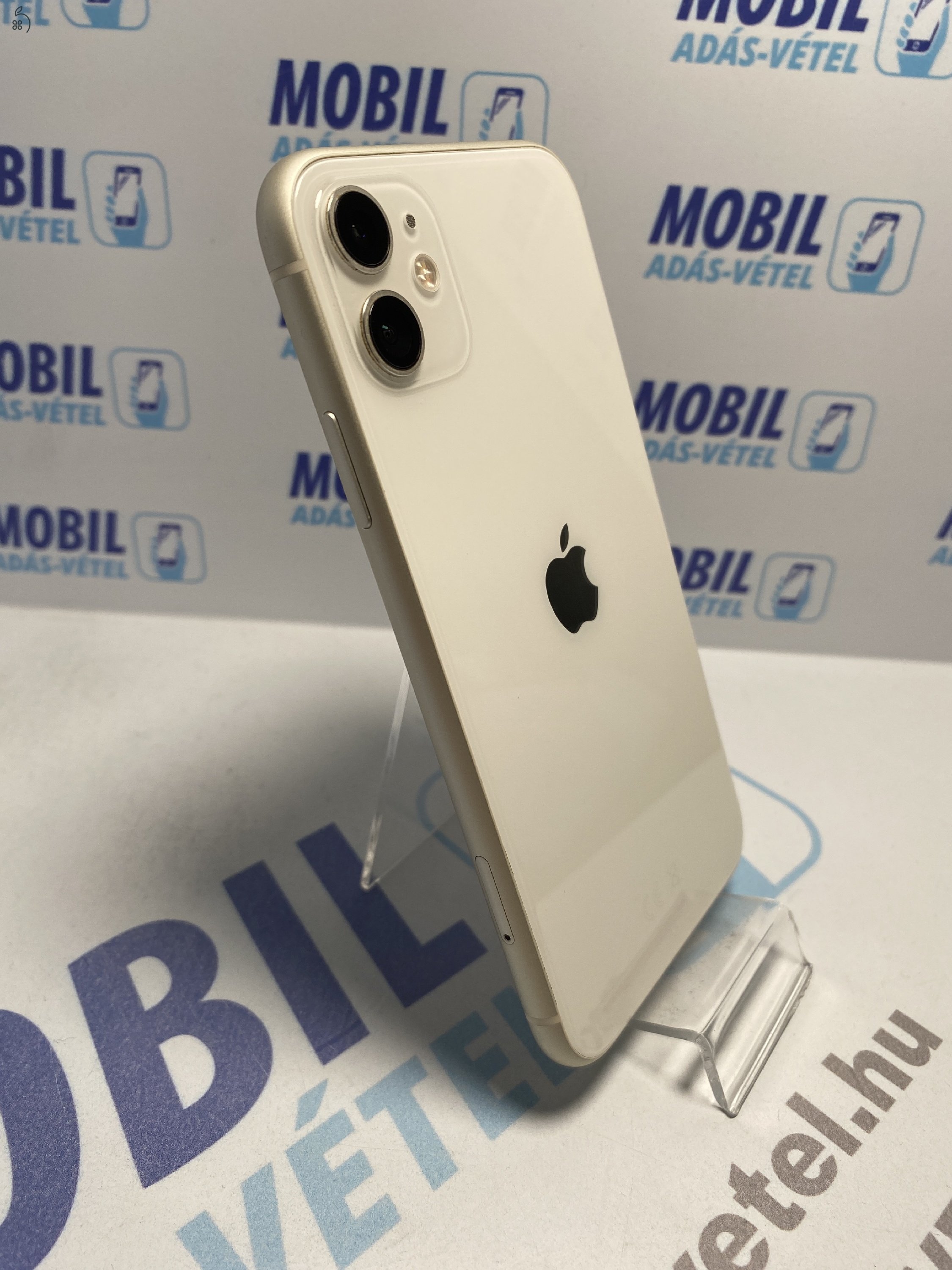  Apple iPhone 11 128 GB White - akku 100% - 12 hó garancia 