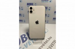  Apple iPhone 11 128 GB White - akku 100% - 12 hó garancia 