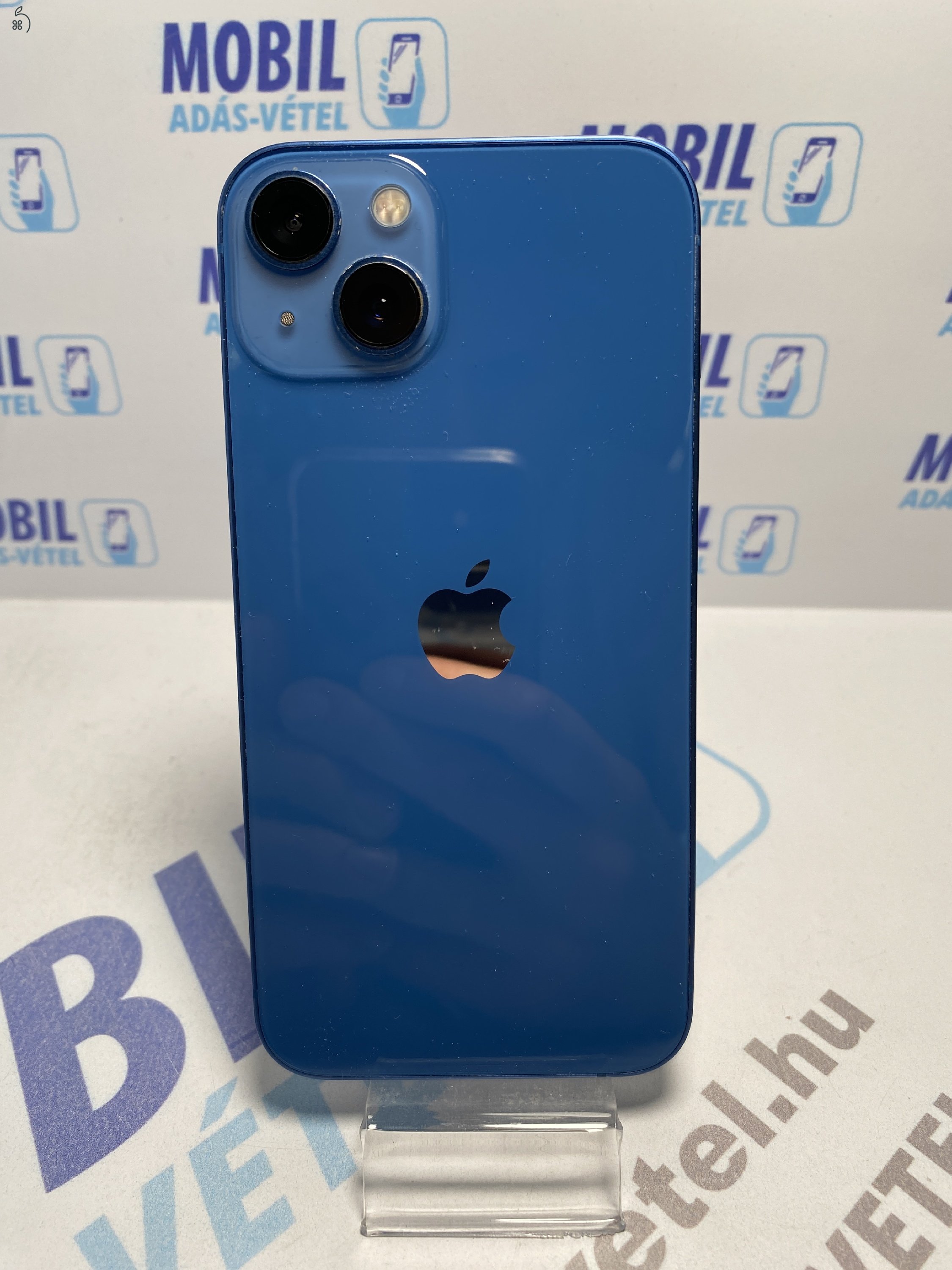  Apple iPhone 13 128 GB Blue - akku 100% - 12 hó garancia 