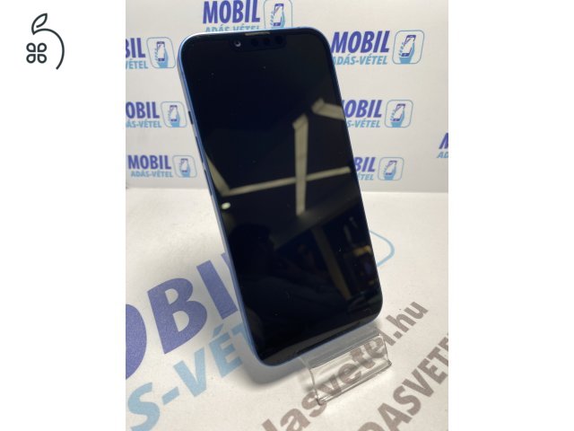  Apple iPhone 13 128 GB Blue - akku 100% - 12 hó garancia 