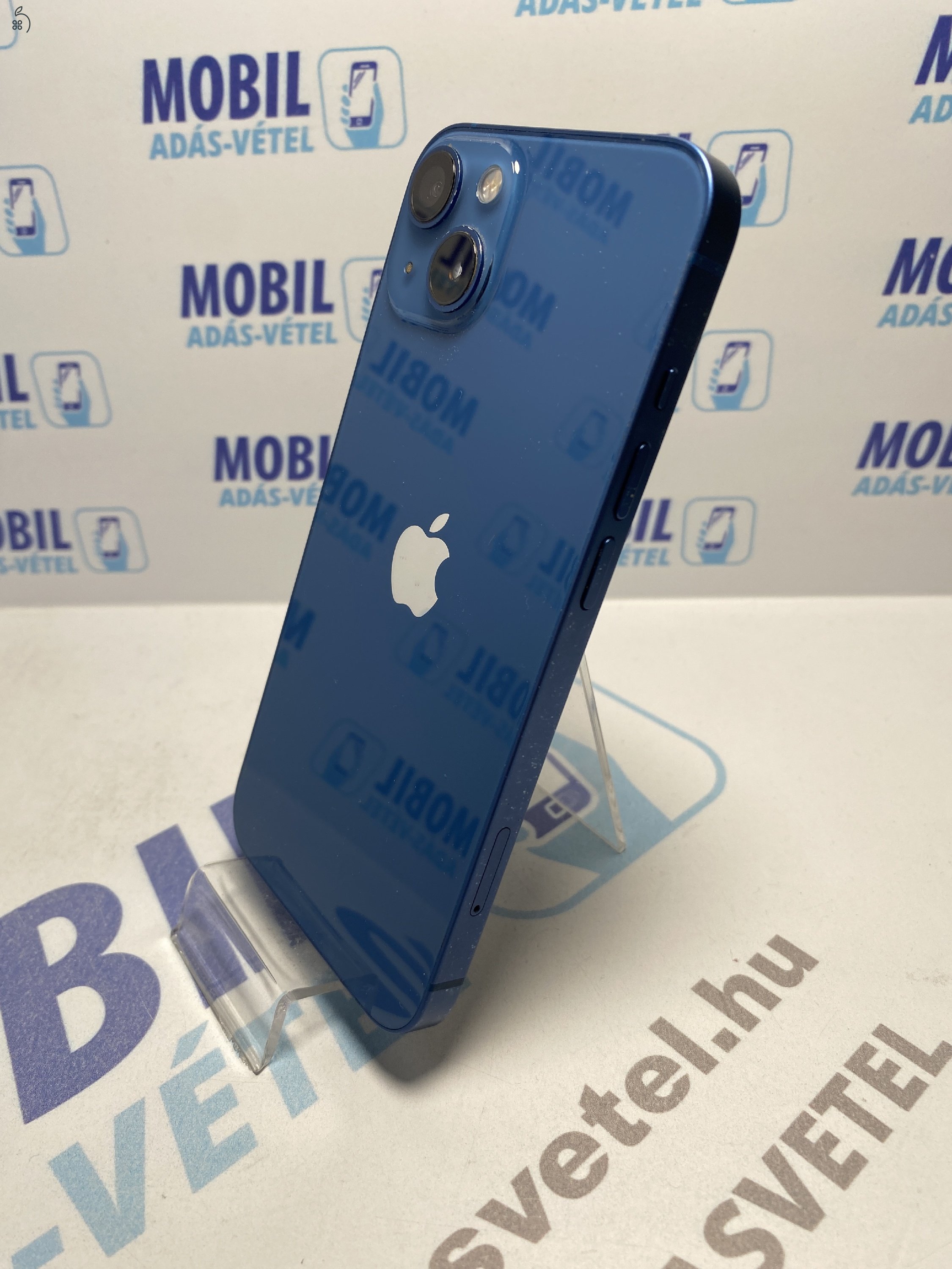  Apple iPhone 13 128 GB Blue - akku 100% - 12 hó garancia 