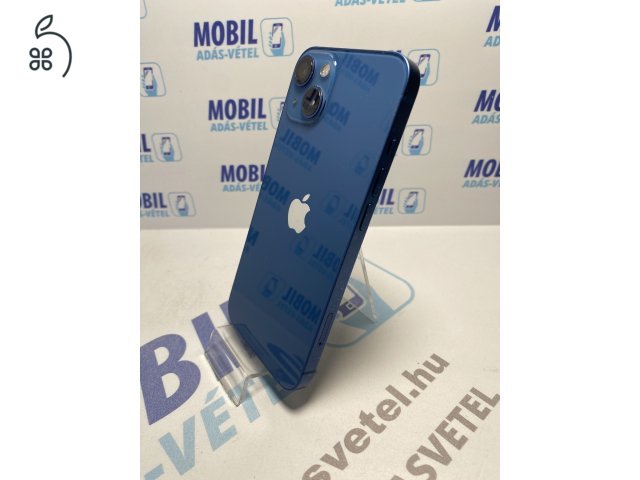  Apple iPhone 13 128 GB Blue - akku 100% - 12 hó garancia 