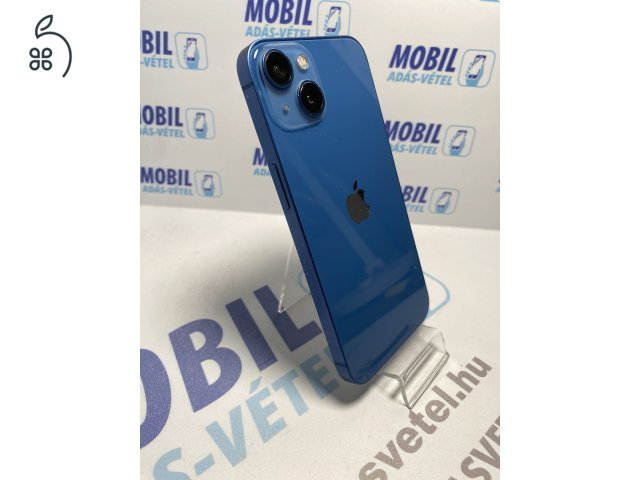  Apple iPhone 13 128 GB Blue - akku 100% - 12 hó garancia 