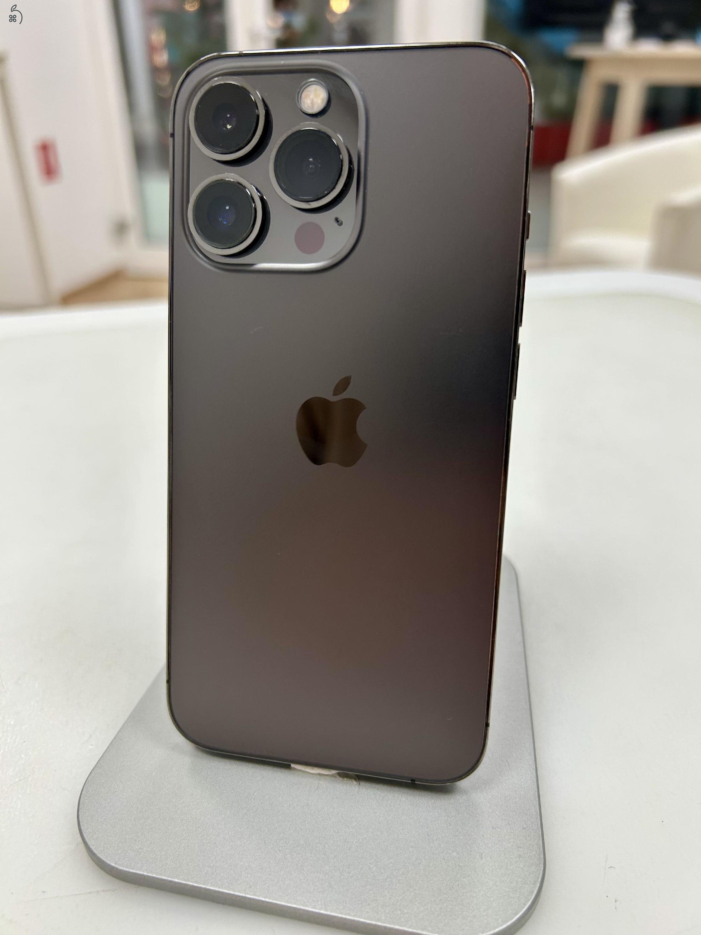 iPhone 13 Pro 128gb Grafit Független 100% akku 4 Hó Gar + Beszámítás