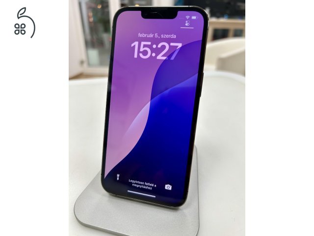 iPhone 13 Pro 128gb Grafit Független 100% akku 4 Hó Gar + Beszámítás