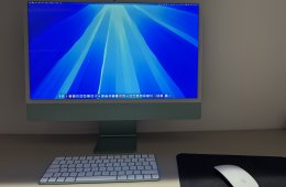 iMac M3, 16GB RAM, 512GB SSD, zöld, magyar bill.