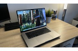 Eladó MacBook Pro 16” (2021, M1 Pro, 16GB RAM, 512GB SSD, Liquid Retina XDR kijelzővel)