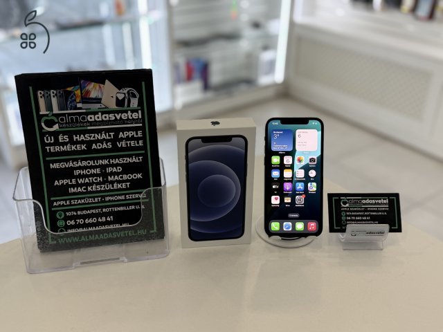 iPhone 12 64GB Független Nagyon Szép/1-3 hónap gar./Akku 90%/p4027