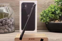 iPhone 11 Black 128GB 2 ÉV Garanciával Számlával