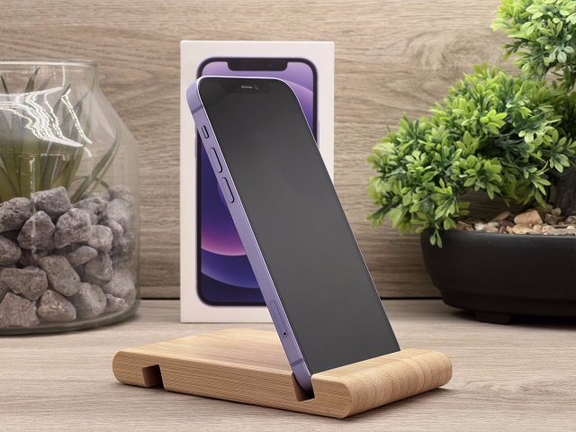 iPhone 12 Purple 128GB 2 ÉV Garanciával Számlával Aksi 100%