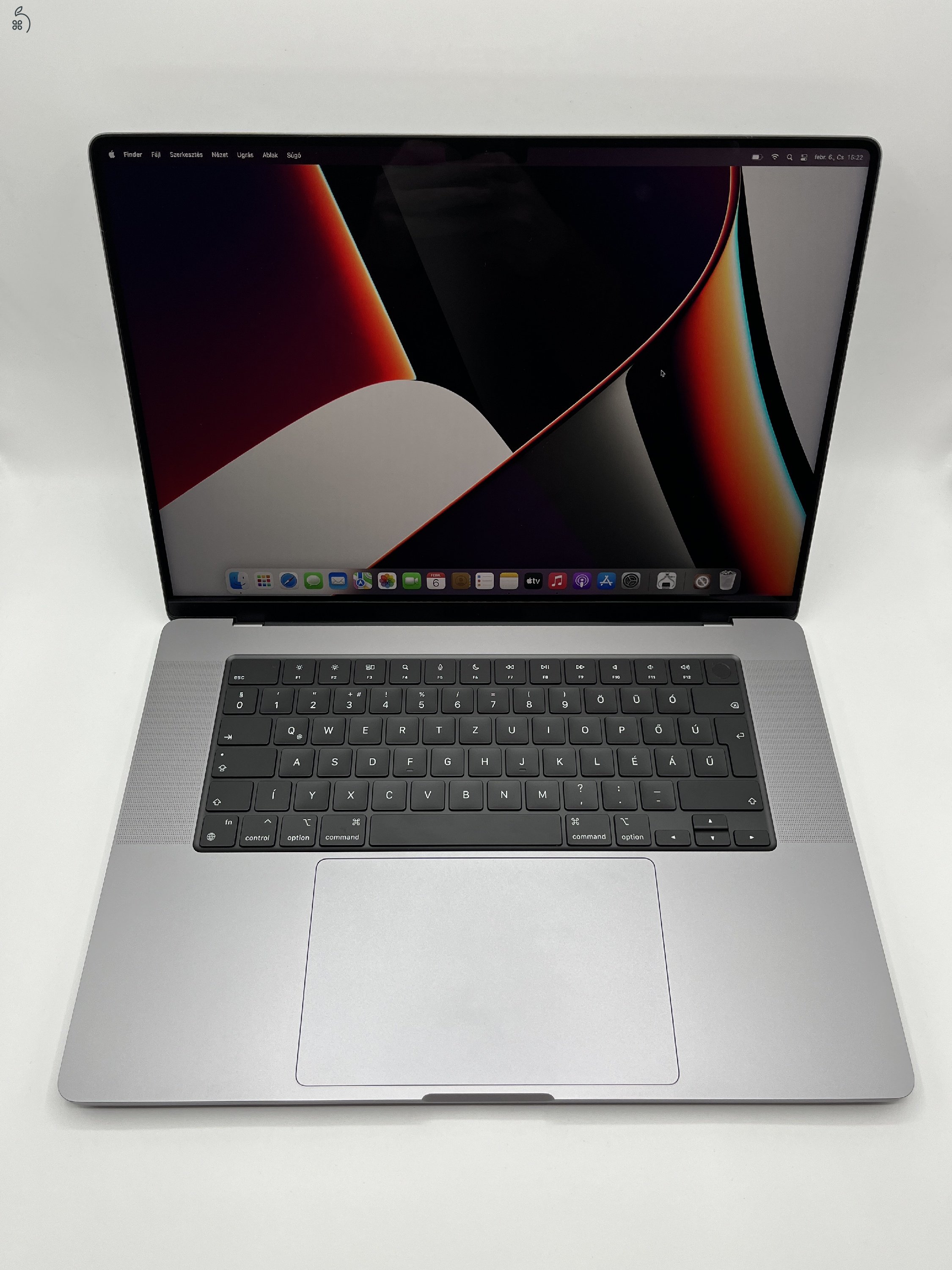 ÚJ MacBook Pro 16 col 2021, M1 Max 64GB RAM, 1TB GB SSD, Space Gray 27% Áfás Ár 