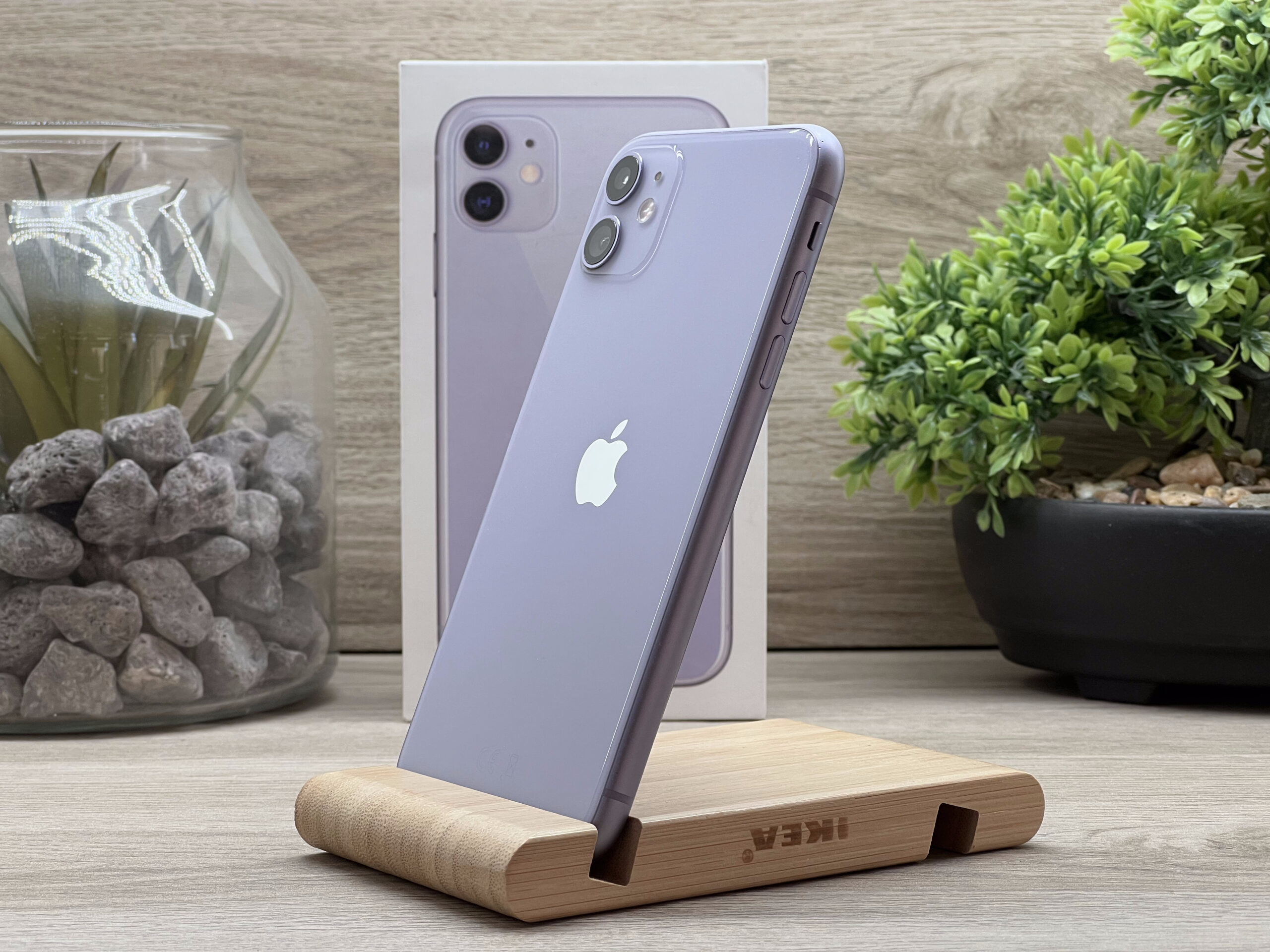 iPhone 11 Purple 128GB 2 ÉV Garanciával Számlával Aksi 100%