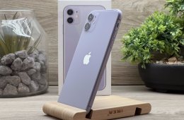 iPhone 11 Purple 128GB 2 ÉV Garanciával Számlával Aksi 100%