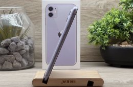 iPhone 11 Purple 128GB 2 ÉV Garanciával Számlával Aksi 100%