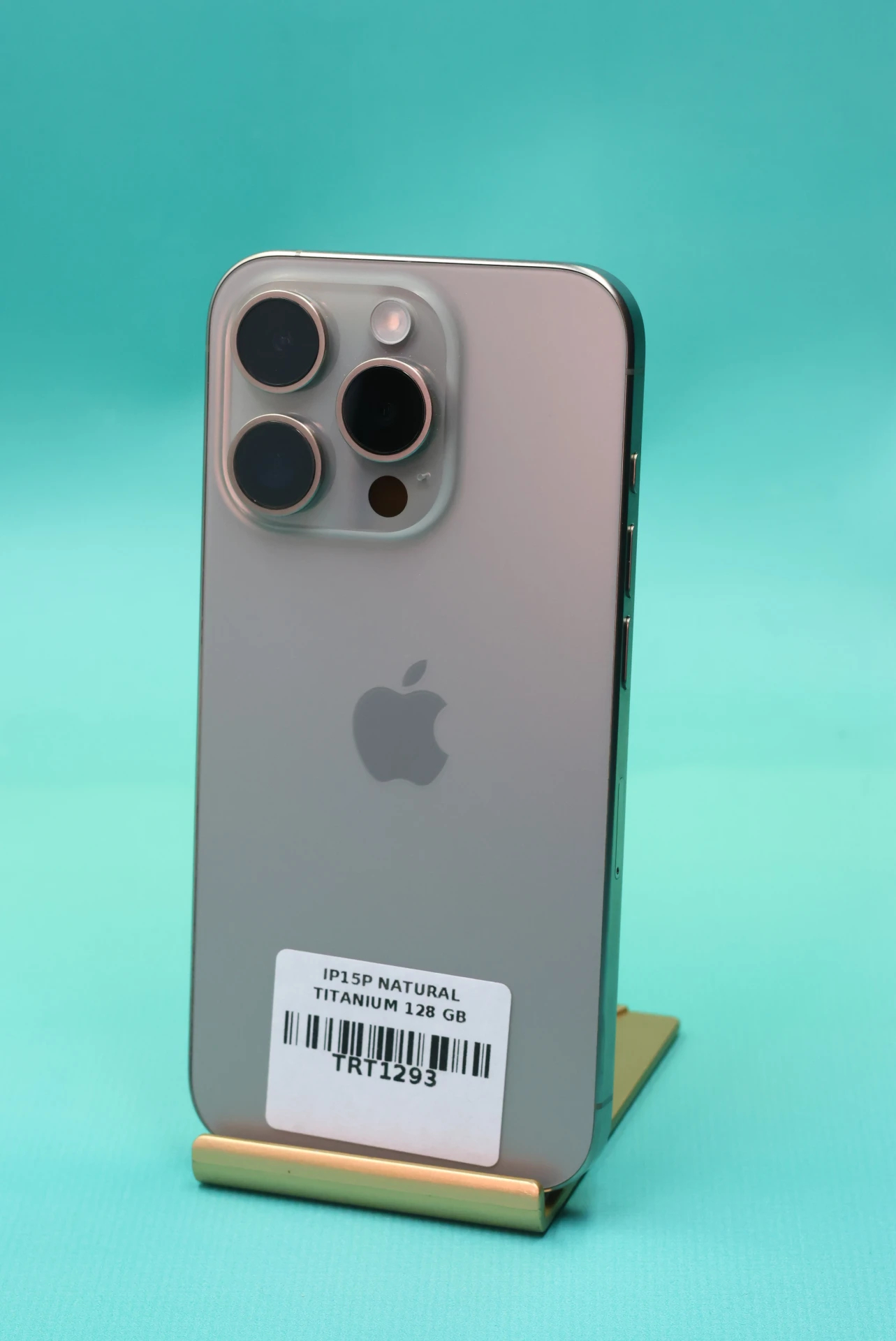 !! 1 ÉV GARANCIA !! iPhone 15 Pro Natural Titanium 128 GB – TRT1293 – 91% AKKU