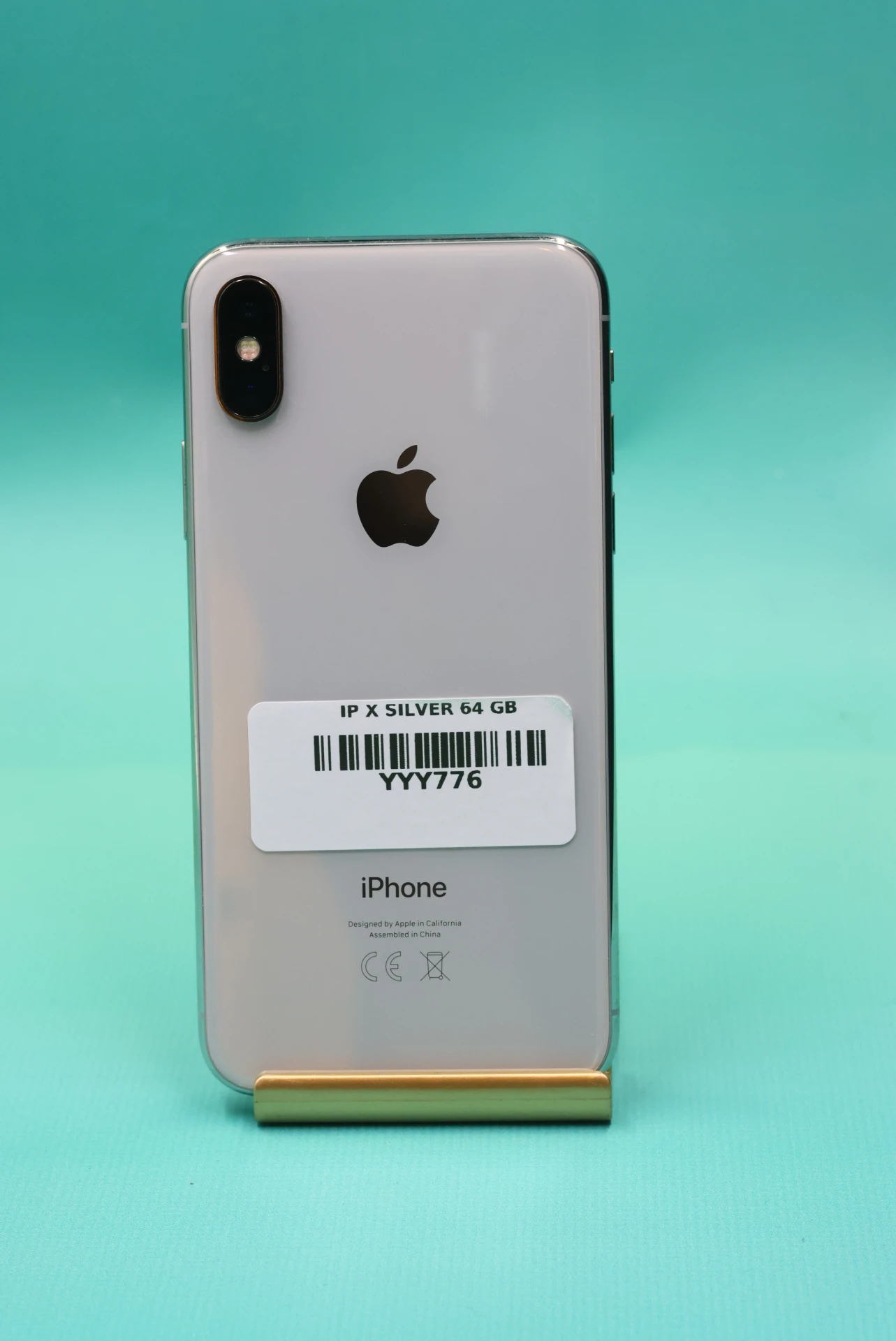 !! 1 ÉV GARANCIA !! Apple iPhone X 64 GB Silver 93%