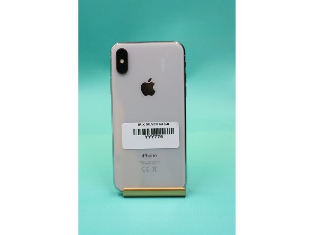 !! 1 ÉV GARANCIA !! Apple iPhone X 64 GB Silver 93%