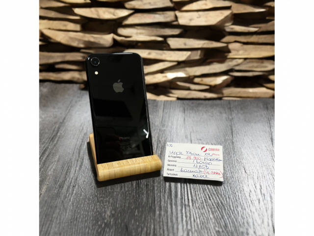 106. Apple iPhone XR - 128 GB - Fekete - Független - ÚJ AKKU