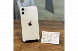 61. Apple iPhone 11 - 64 GB - Fehér - ÚJ AKKU