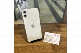 45. Apple iPhone 11 -128 GB - Fehér - ÚJ AKKU