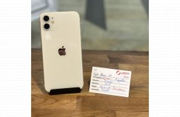41. Apple iPhone 11 - 64 GB - Fehér - Független - ÚJ AKKU