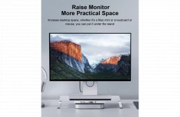 Hagibis USB-C hub monitor állvány 2x1TB SSD-vel