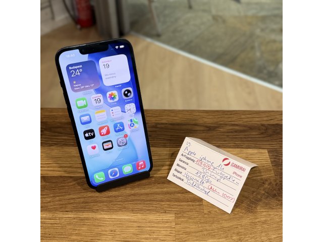 Apple iPhone 14 - 128 GB - Fekete -Akku 100% -Független (39.)