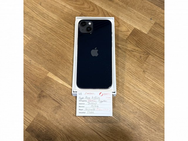 48. Apple iPhone 14 Plus - 128 GB - Fekete  - ÚJ AKKU
