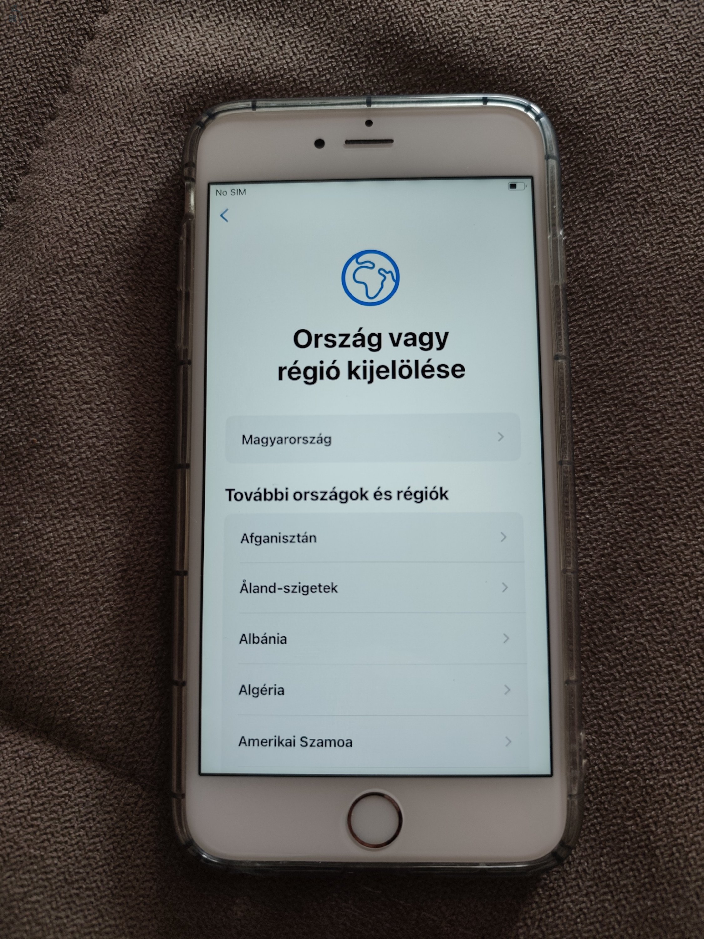 Eladó szép állapotú iPhone 6S plus 32GB kártya független készülék 